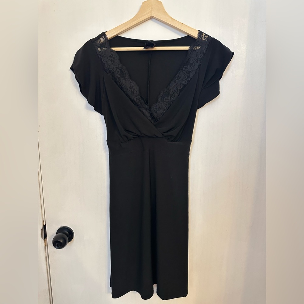Above the knee black dress